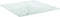 vidaXL - Tafelblad - 40x40 - cm - 6 - mm - gehard - glas - met - marmeren - design - wit