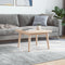 vidaXL - Tafelblad - 40x40x2,5 - cm - massief - grenenhout