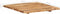 vidaXL - Tafelblad - 58x(50-60)x2,5 - cm - massief - acaciahout