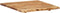 vidaXL - Tafelblad - 58x(50-60)x2,5 - cm - massief - acaciahout