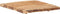 vidaXL - Tafelblad - 58x(50-60)x3,8 - cm - massief - acaciahout
