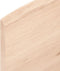 vidaXL - Tafelblad - 60x40x2 - cm - onbehandeld - massief - eikenhout