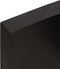 vidaXL - Tafelblad - 60x50x(2-6)cm - behandeld - massief - eikenhout - donkerbruin