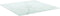 vidaXL - Tafelblad - 60x60 - cm - 6 - mm - gehard - glas - met - marmeren - design - wit