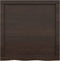 vidaXL - Tafelblad - 60x60x(2-4)cm - behandeld - massief - eikenhout - donkerbruin