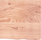 vidaXL - Tafelblad - 60x60x(2-6) - cm - behandeld - massief - eikenhout - lichtbruin