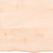 vidaXL - Tafelblad - 60x60x(2-6) - cm - onbehandeld - massief - eikenhout