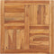 vidaXL - Tafelblad - 70x70x2,5 - cm - massief - teakhout
