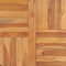 vidaXL - Tafelblad - 70x70x2,5 - cm - massief - teakhout
