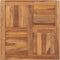 vidaXL - Tafelblad - 70x70x2,5 - cm - massief - teakhout