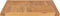 vidaXL - Tafelblad - 70x70x2,5 - cm - massief - teakhout