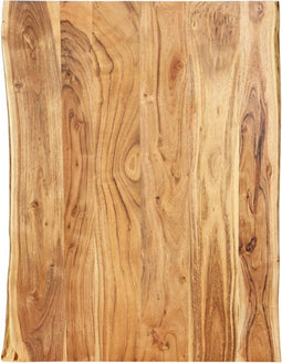 vidaXL - Tafelblad - 80x(50-60)x2,5 - cm - massief - acaciahout