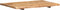 vidaXL - Tafelblad - 80x(50-60)x2,5 - cm - massief - acaciahout