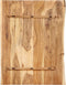 vidaXL - Tafelblad - 80x(50-60)x2,5 - cm - massief - acaciahout