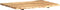 vidaXL - Tafelblad - 80x(50-60)x2,5 - cm - massief - acaciahout