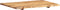 vidaXL - Tafelblad - 80x(50-60)x2,5 - cm - massief - acaciahout