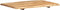 vidaXL - Tafelblad - 80x(50-60)x2,5 - cm - massief - acaciahout