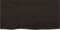 vidaXL - Tafelblad - 80x40x(2-4)cm - behandeld - massief - eikenhout - donkerbruin