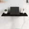vidaXL - Tafelblad - 80x40x2 - cm - behandeld - massief - eikenhout - donkerbruin