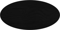 vidaXL - Tafelblad - 80x40x2 - cm - ovaal - massief - eikenhout - donkerbruin