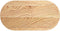 vidaXL - Tafelblad - 80x40x2 - cm - ovaal - massief - eikenhout