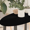 vidaXL - Tafelblad - 80x40x2 - cm - ovaal - massief - eikenhout - donkerbruin