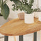vidaXL - Tafelblad - 80x40x2 - cm - ovaal - massief - eikenhout - lichtbruin