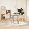 vidaXL - Tafelblad - 80x40x2 - cm - ovaal - massief - eikenhout - lichtbruin