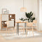 vidaXL - Tafelblad - 80x40x2 - cm - ovaal - massief - eikenhout - lichtbruin