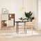 vidaXL - Tafelblad - 80x40x2 - cm - ovaal - massief - eikenhout - donkerbruin