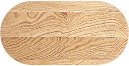 vidaXL - Tafelblad - 80x40x4 - cm - ovaal - massief - eikenhout