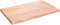 vidaXL - Tafelblad - 80x50x(2-4) - cm - behandeld - massief - eikenhout - lichtbruin