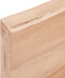 vidaXL - Tafelblad - 80x50x(2-6) - cm - behandeld - massief - eikenhout - lichtbruin