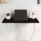 vidaXL - Tafelblad - 80x50x2 - cm - behandeld - massief - eikenhout - donkerbruin