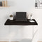 vidaXL - Tafelblad - 80x60x(2-6)cm - behandeld - massief - eikenhout - donkerbruin