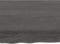 vidaXL - Tafelblad - 80x60x2 - cm - behandeld - massief - eikenhout - donkerbruin