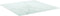 vidaXL - Tafelblad - 80x80 - cm - 6 - mm - gehard - glas - met - marmeren - design - wit