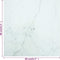 vidaXL - Tafelblad - 80x80 - cm - 6 - mm - gehard - glas - met - marmeren - design - wit