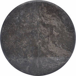 vidaXL - Tafelblad - Ã50x2,5 - cm - marmer - zwart