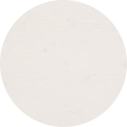 vidaXL - Tafelblad - Ã60x2,5 - cm - massief - grenenhout - wit