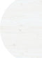 vidaXL - Tafelblad - Ã60x2,5 - cm - massief - grenenhout - wit