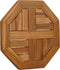 vidaXL - Tafelblad - achthoekig - 40x40x2,5 - cm - massief - teakhout