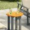 vidaXL - Tafelblad - achthoekig - 40x40x2 - cm - massief - acaciahout