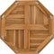 vidaXL - Tafelblad - achthoekig - 50x50x2,5 - cm - massief - teakhout