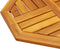 vidaXL - Tafelblad - achthoekig - 50x50x2 - cm - massief - acaciahout