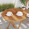 vidaXL - Tafelblad - achthoekig - 60x60x2,5 - cm - massief - teakhout