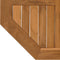 vidaXL - Tafelblad - achthoekig - 60x60x2,5 - cm - massief - teakhout