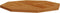 vidaXL - Tafelblad - achthoekig - 60x60x2,5 - cm - massief - teakhout