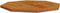 vidaXL - Tafelblad - achthoekig - 70x70x2,5 - cm - massief - teakhout