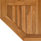 vidaXL - Tafelblad - achthoekig - 70x70x2,5 - cm - massief - teakhout